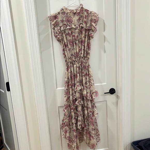 Multicolored Ruffled Maxi Sundress - Picture 3 of 3